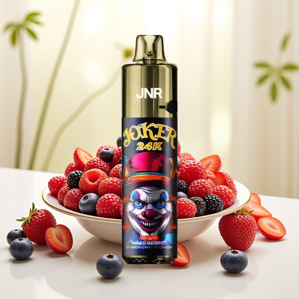 JNR Joker 24K Puffs 2+10мл Зарядка Type-C 800мAh АКБ 2% нікотину Мікс Ягід