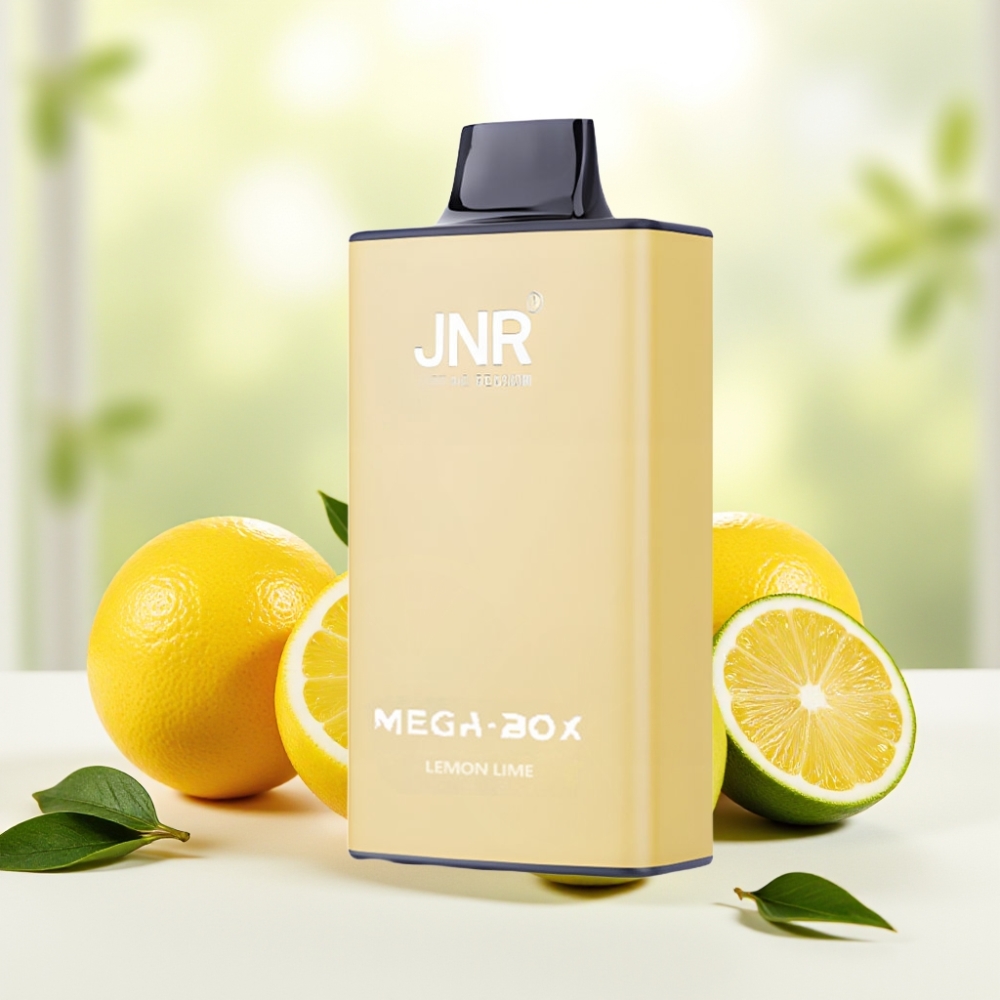 JNR Mega Box 25000 тяг, 30мл рідини, 850мAh, подвійна сітка, Lemon & Lime