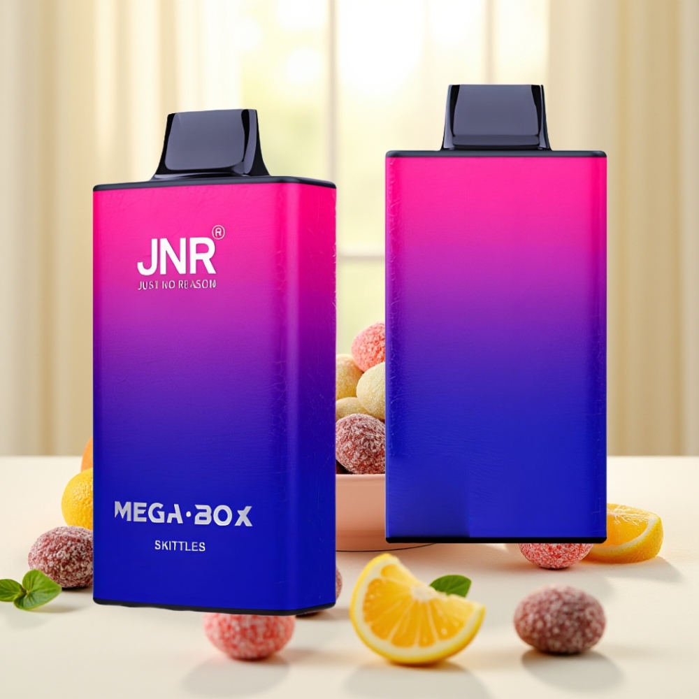 JNR Mega Box 25000 тяг зі смаком Skittles, 30мл, 850мAh, Dual Mesh Coil