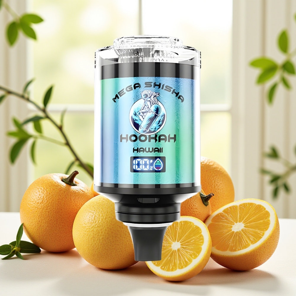 JNR Mega Shisha Hookah 100K Настільна сумісність Гаваї 60мл 2200мАг Type-C