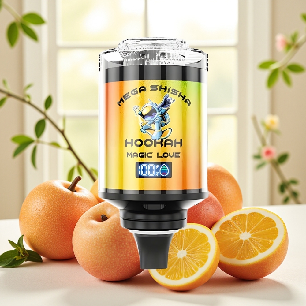 JNR Mega Shisha Hookah 100K Настільна сумісність Magic Love (кохання) 60мл 2200мАг Тип-C