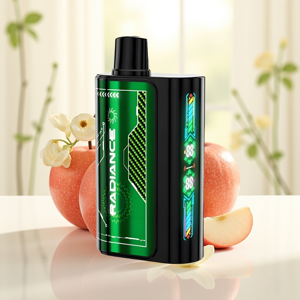 JNR Radiance 31000 Потягів Одноразова Вейп ПОДВІЙНЕ ЯБЛУКО 28мл 950мАг 2%