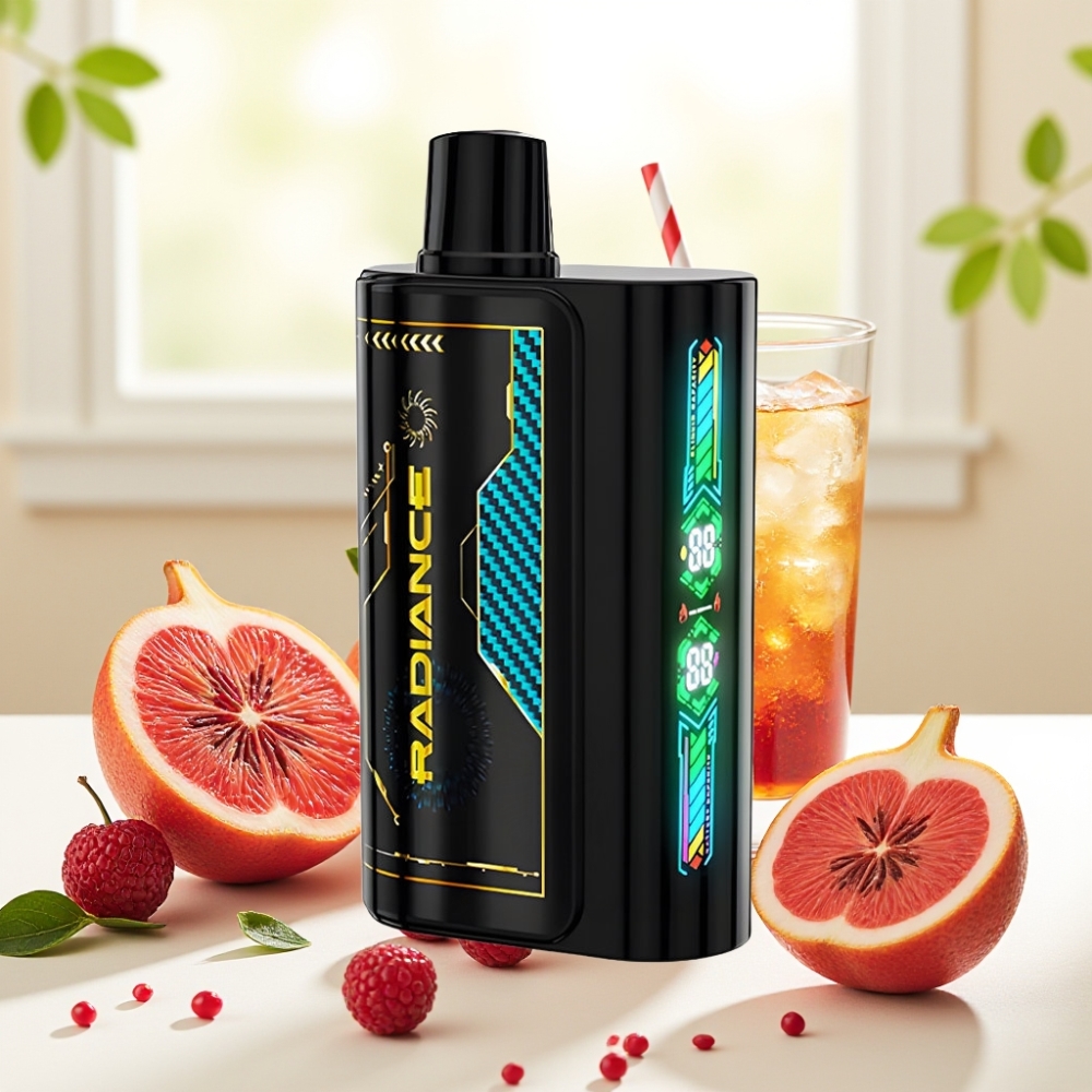 JNR Radiance 31000 Puffs Одноразова Електронна Сигарета 28мл рідини 2% нікотину FIZZY CHERRY COLA