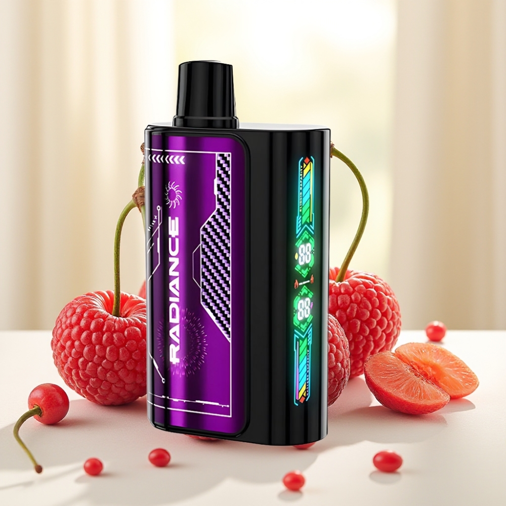 JNR Radiance 31000 Puffs Випалювач Одноразовий CHERRY BERRY 28мл 950мАг 2%