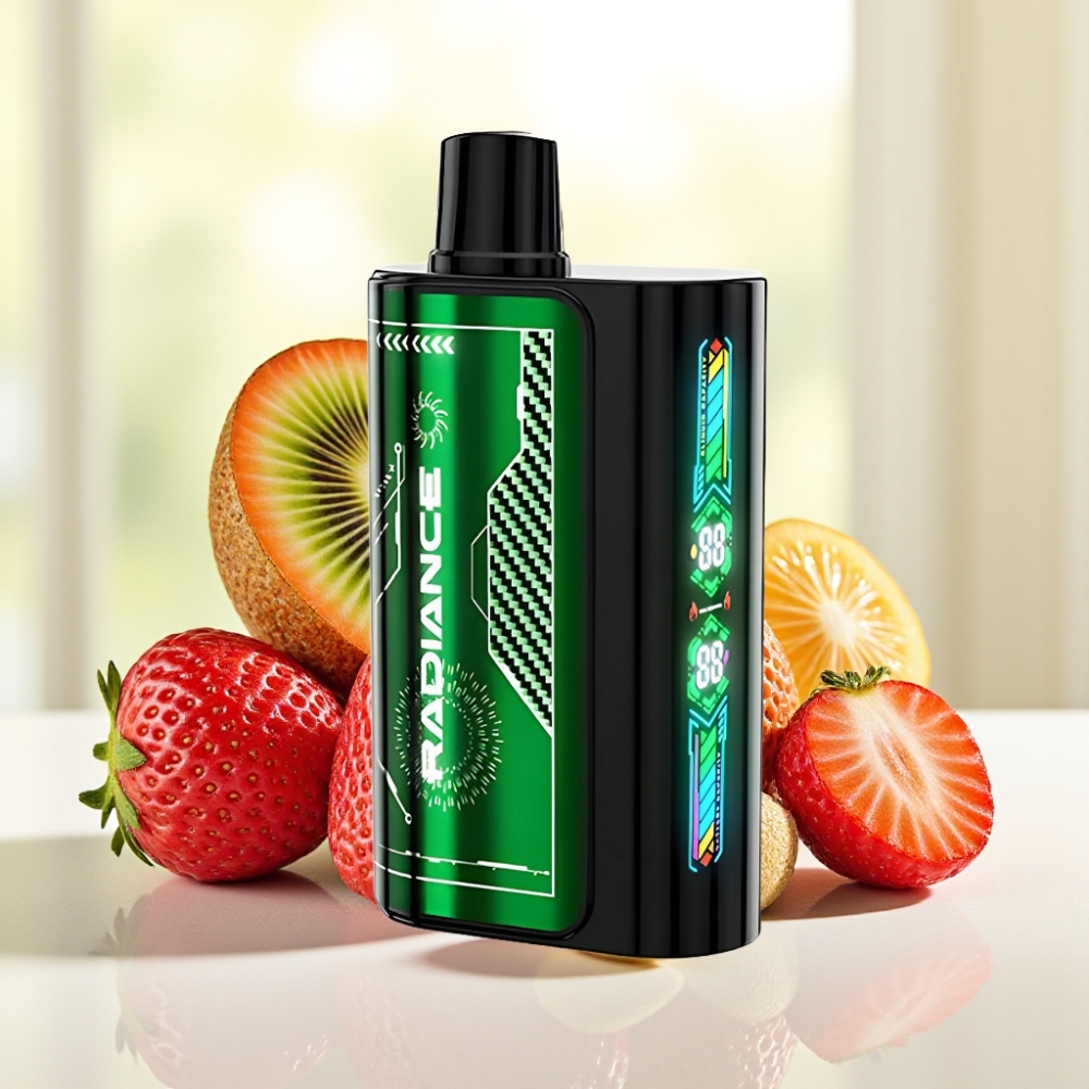 JNR Radiance 31000 Puffs Disposable Vape ПОЛУНИЦЯ КІВІ 28мл Е-рідина 2% Нікотину