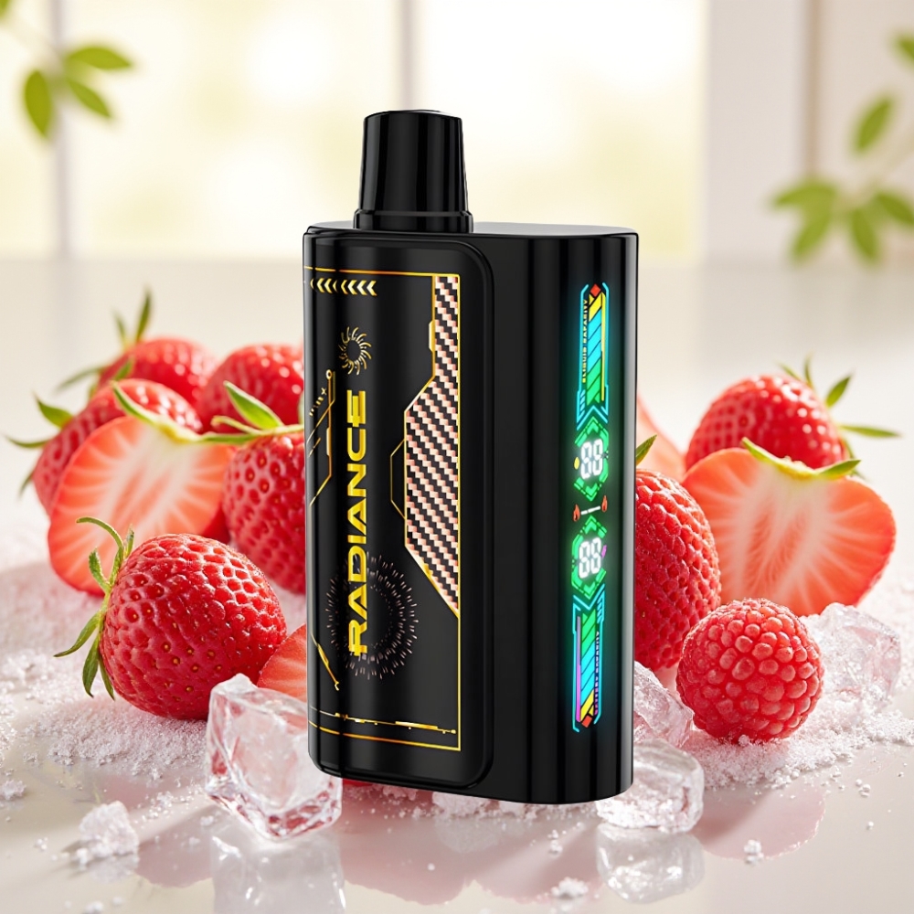 JNR Radiance 31000 Puffs Disposable Vape ПОЛУНИЦЯ МАЛИНА ВИШНЯ ЛІД 28мл 950мAh 2%