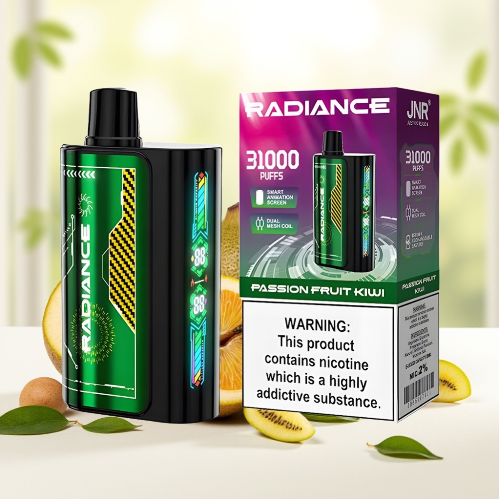 JNR Radiance 31000 Puffs Disposable Vape МАРАКУЙЯ КІВІ 28мл 950мАг Type-C