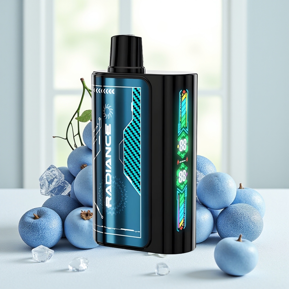 JNR Radiance 31000 Puffs Disposable Vape BLUE RAZZ ICE 28мл 2% нікотину 950мАг