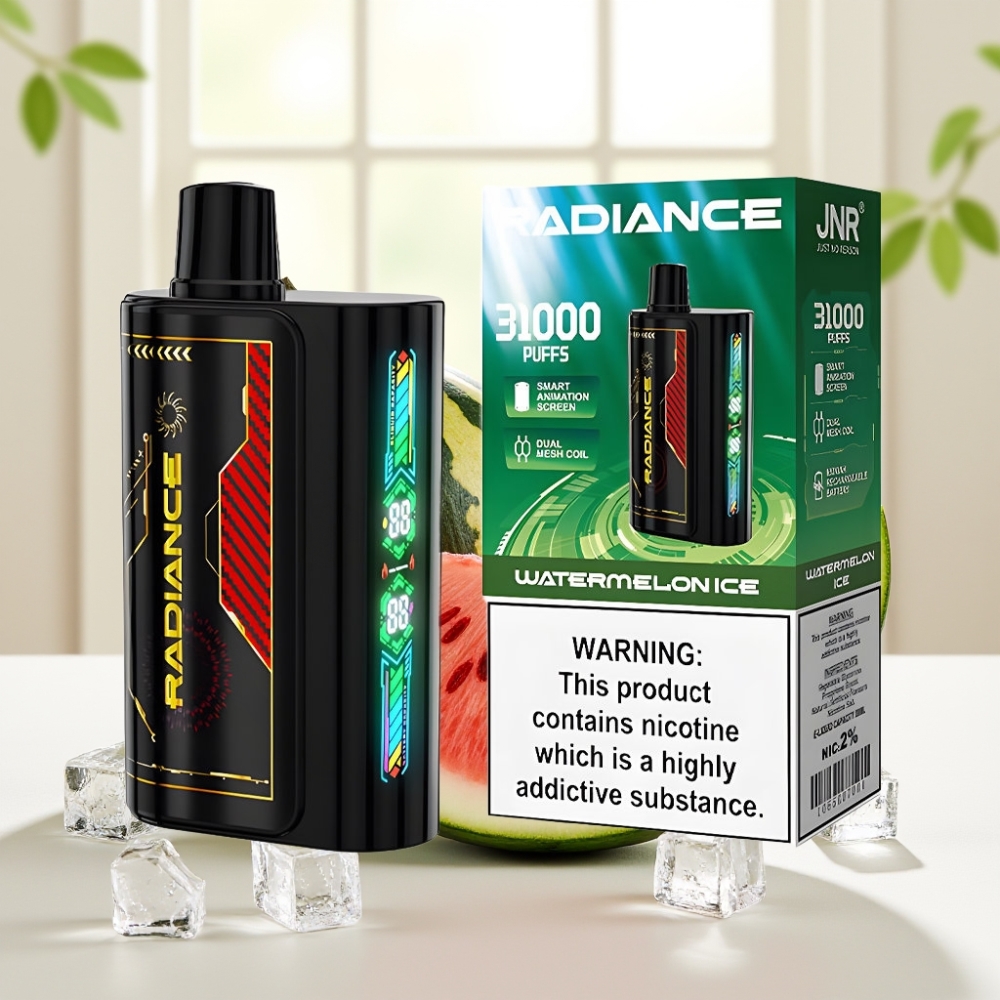 JNR Radiance 31000 Puffs Disposable Vape WATERMELON ICE 28мл 950мАг Type-C 2%