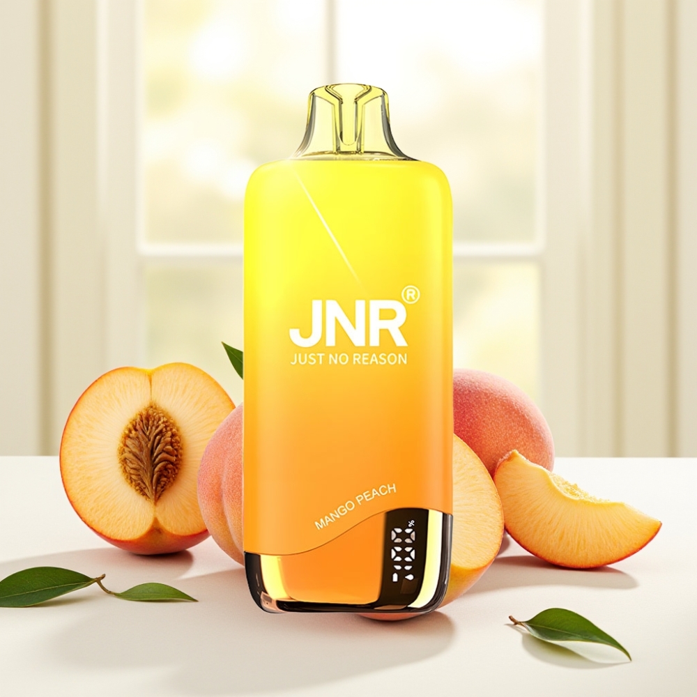 JNR Rainbow 10500 Puffs Одноразова Електронна Сигарета Манго Персик 600mAh 18мл