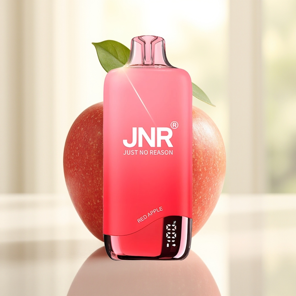JNR Rainbow 10500 Puffs Disposable Vape Червона Яблуко 10500 тяг 18мл 0.8ом