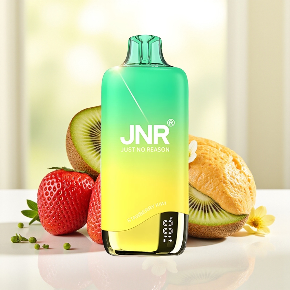 JNR Rainbow 10500 Puffs Disposable Vape Полуниця Ківі 10500 затяжок 18мл 0.8ом 600мАг