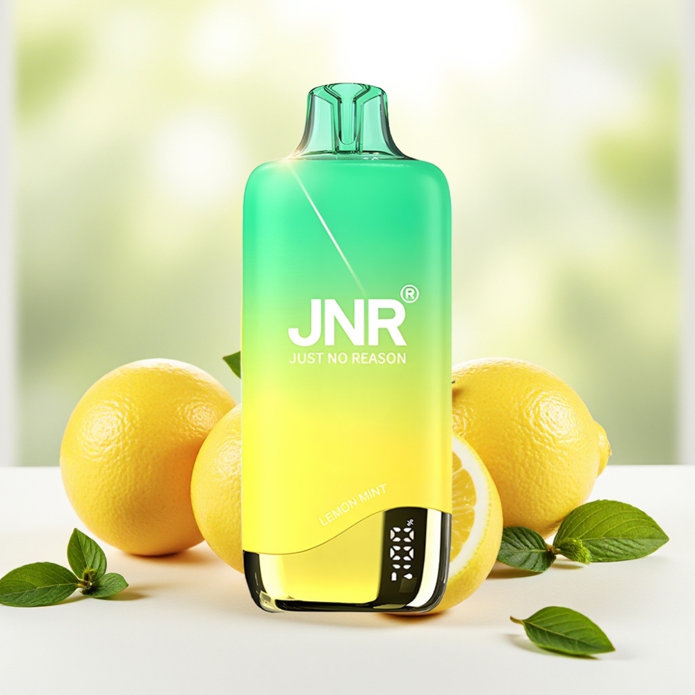 JNR Rainbow 10500 Puffs Disposable Vape Лимонна М’ята, 10500 тяг, 600mAh, 18мл