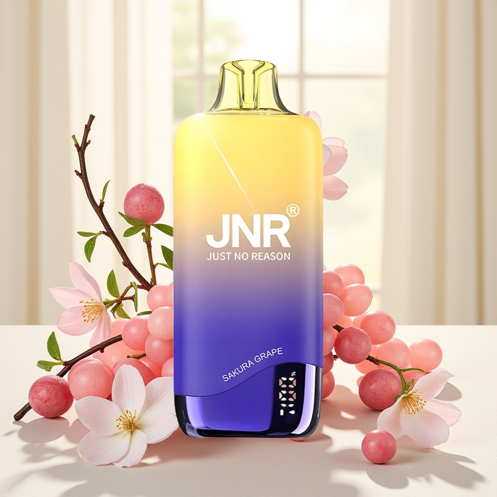 JNR Rainbow 10500 Puffs Disposable Vape Сакура Виноград 600mAh 18ml 0.8ohm