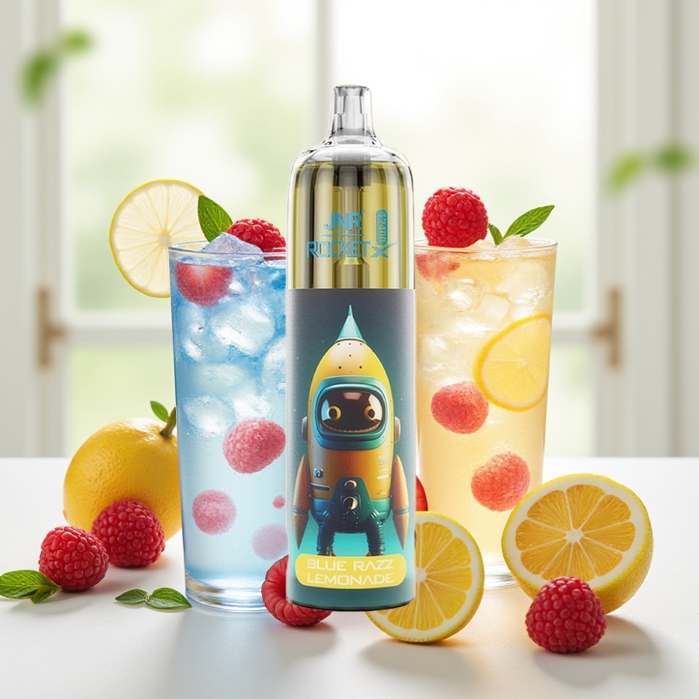 JNR Rocket-X 12400 Puffs Disposable Vape Блакитний малиновий лимонад