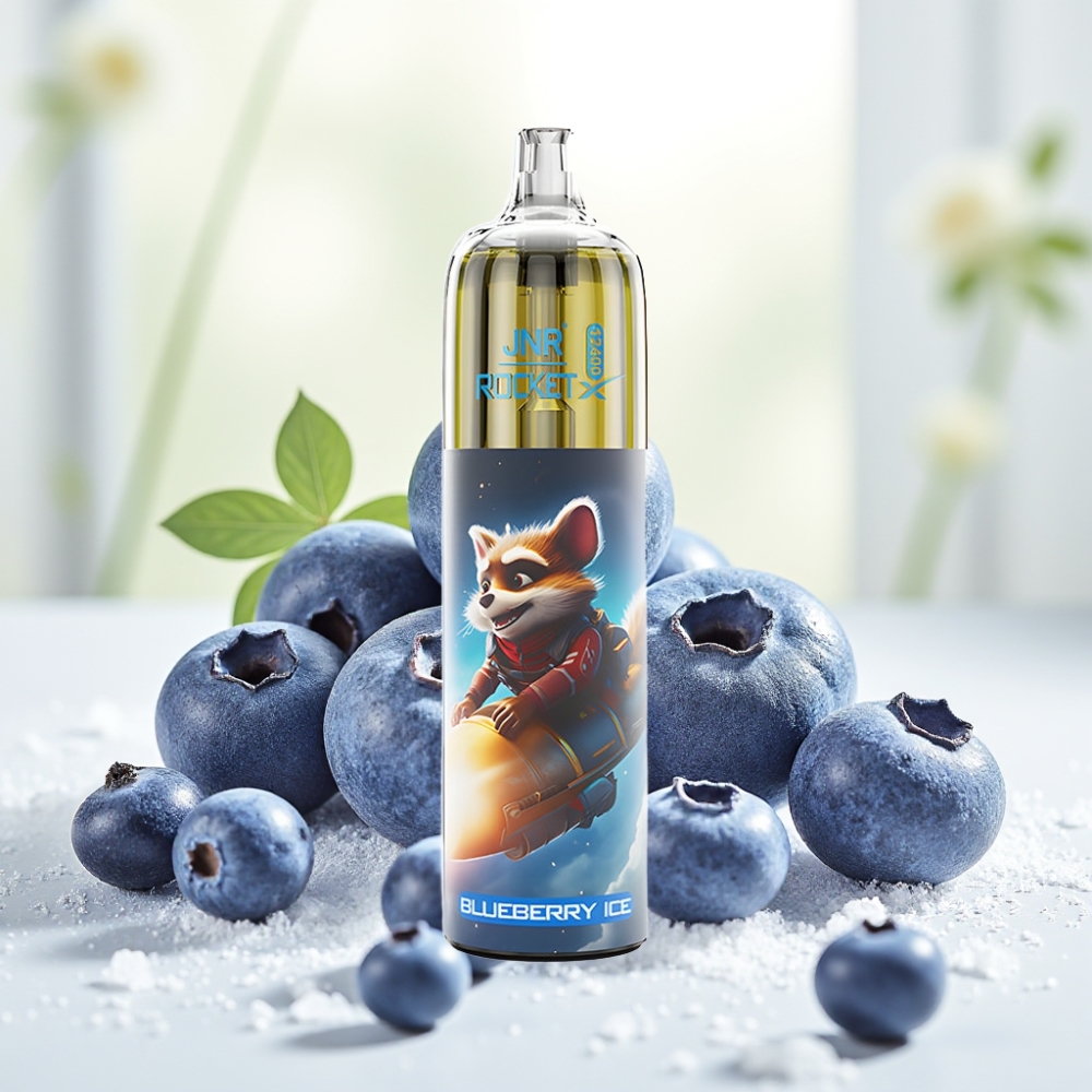 JNR Rocket-X 12400 Puffs Disposable Vape Чорниця Лід