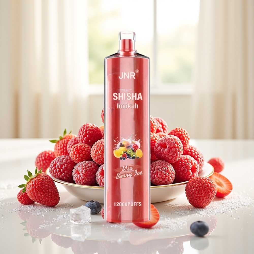 JNR Shisha Hookah 12000 Puffs 750mAh 24ml 0.6Ω Berry Ice (Ягідний лід)