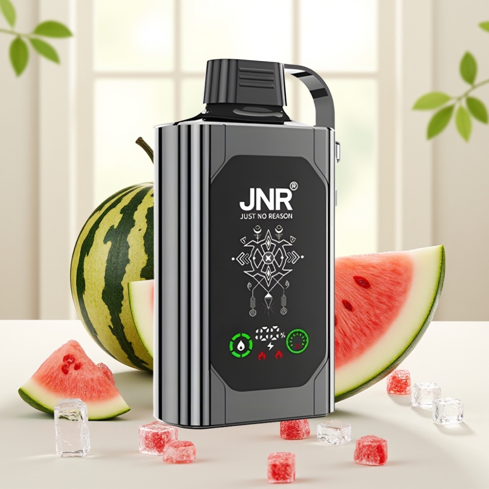 JNR Shisha Hookah Box 20500 Puffs Дисплей HD Акумулятор 1000mAh Рідина 25ml Кавун Лід