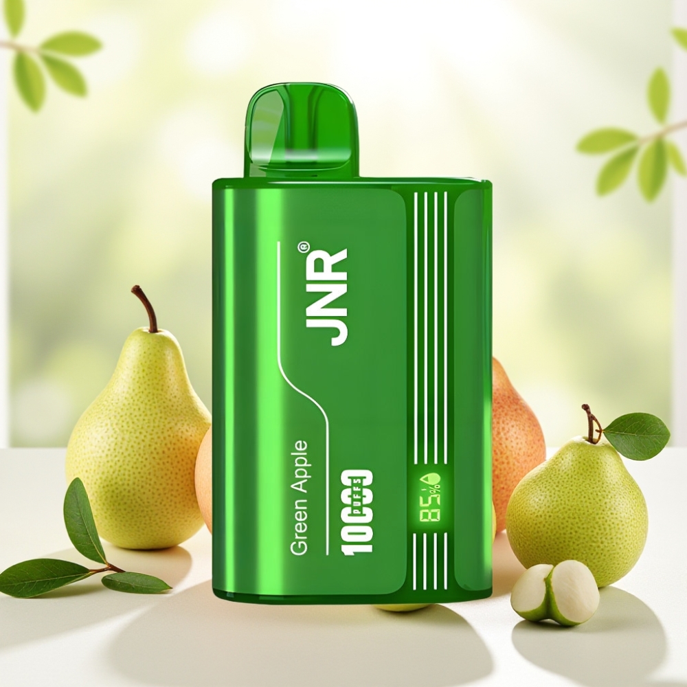 JNR Tank 10000 Puffs Disposable Vape Зелоне Яблуко Персик Груша 650mAh 20ml Тип-C