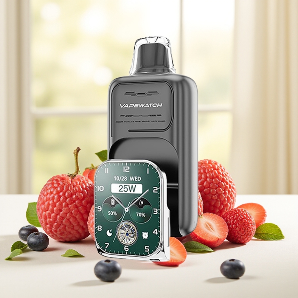 JNR VapeWatch 30000 Puffs Triple Berry (30 000 затяжок, 1000mAh, 19мл, 5% нікотину, Type-C)