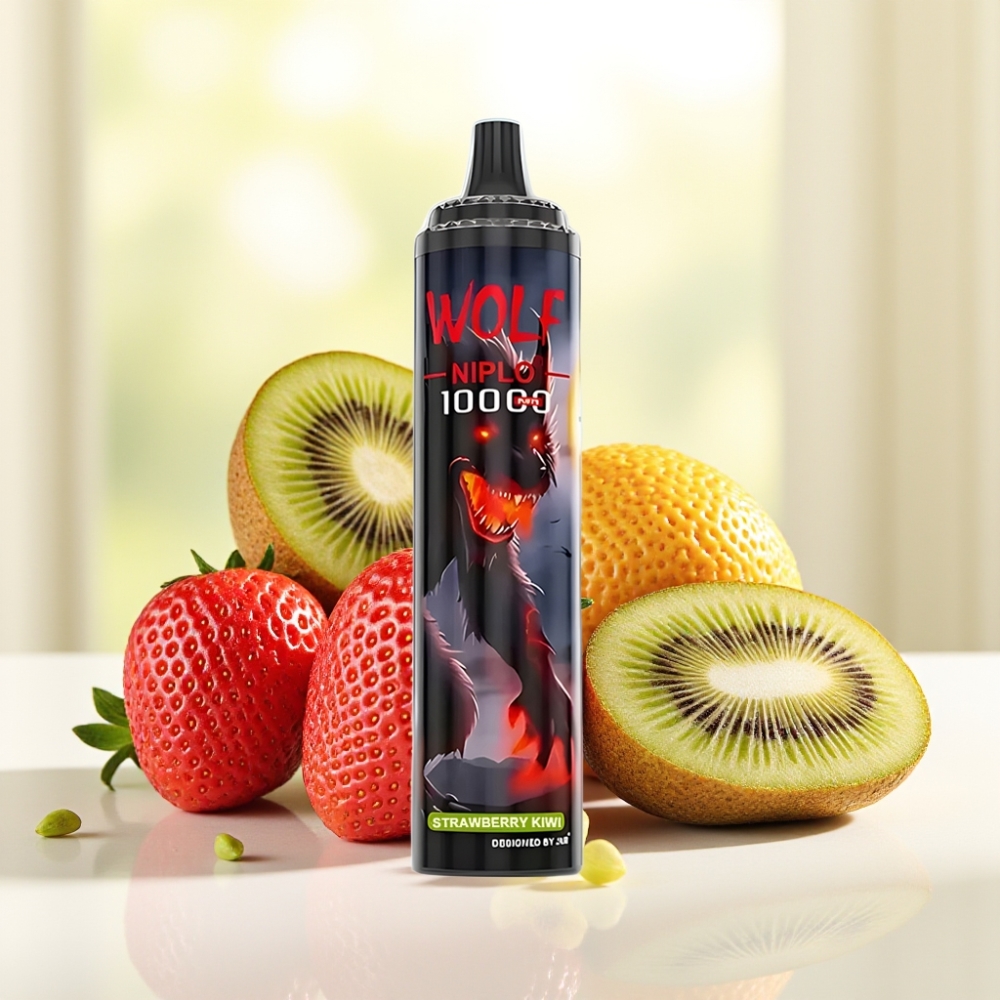 JNR Wolf Niplo 10000 Puffs Полуниця-ківі 1.0 Ом 650mAh 20ml