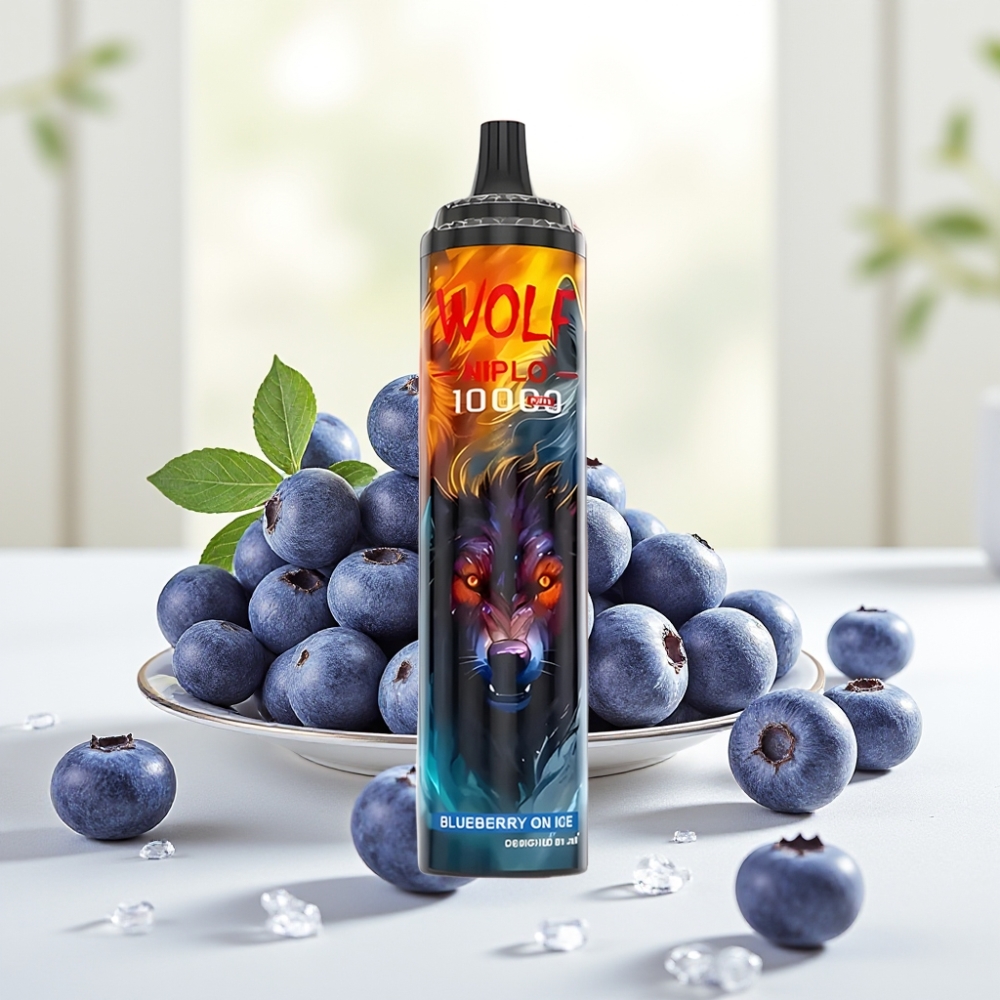 JNR Wolf Niplo 10000 Puffs Блакитниця з льодом 1.0Ω 650mAh 20ml
