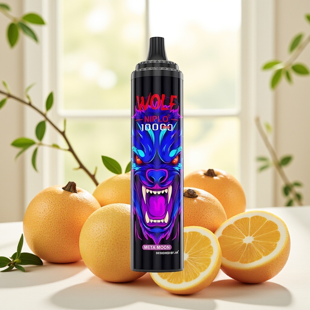 JNR Wolf Niplo 10000 Puffs Meta Moon (Місяць) 20мл 650мAh Type-C 1.0 Ohm