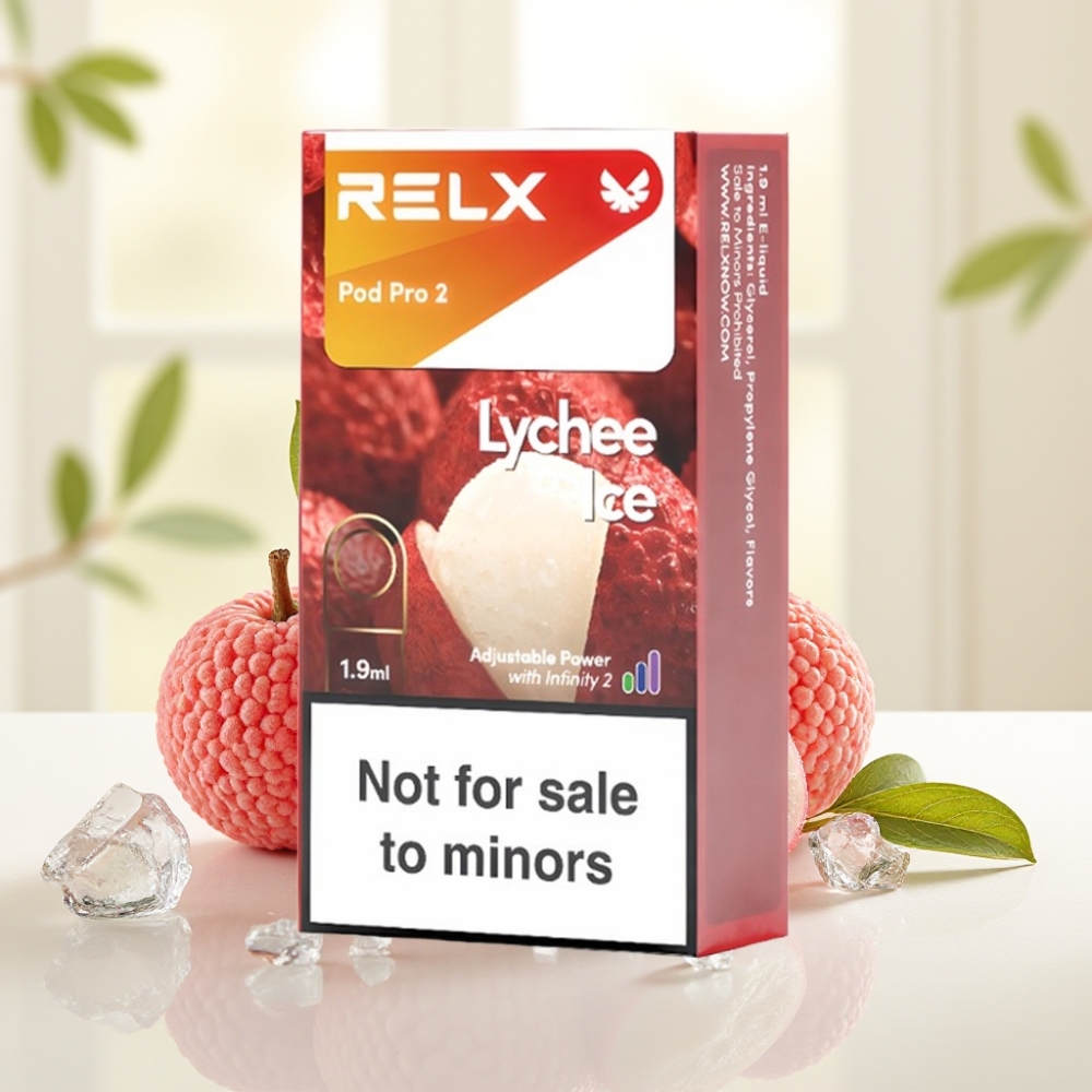RELX Pod Pro 2 600 затяжок 0% нікотину 1.9мл Лічі Айс