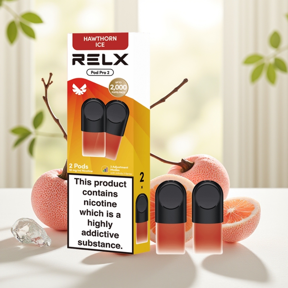RELX Pod Pro 2 600 затяжок 1.8% нікотину Глід Лід 1.9мл 3 режими