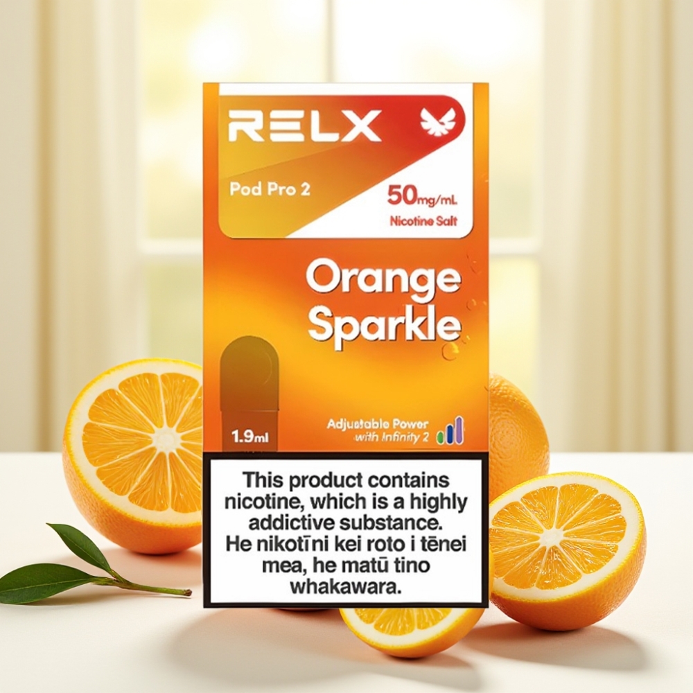RELX Pod Pro 2 600 затягів 5% нікотину 1.9мл Апельсинова Іскра