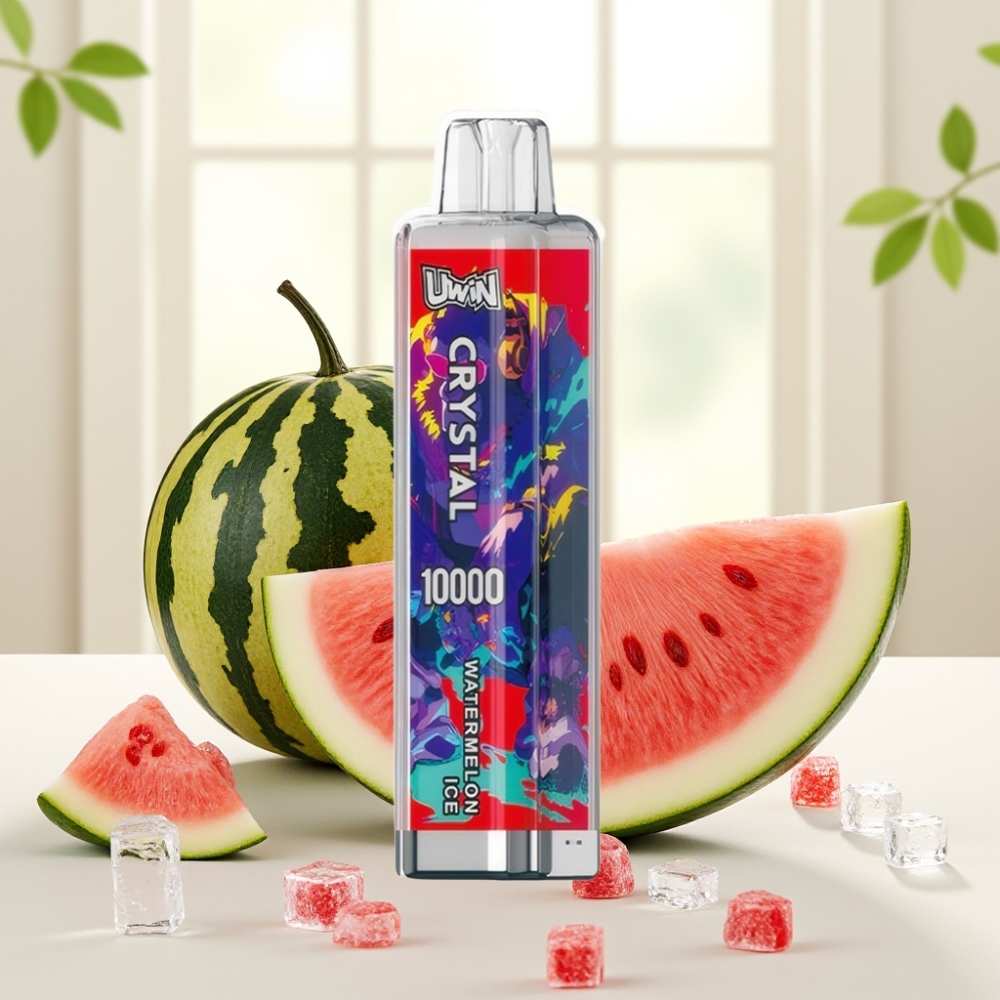 UWIN Crystal 10000 Потужність 0%, 2%, 3%, 5% Капіта 18ml Акумулятор 650mAh Арбуз Лід