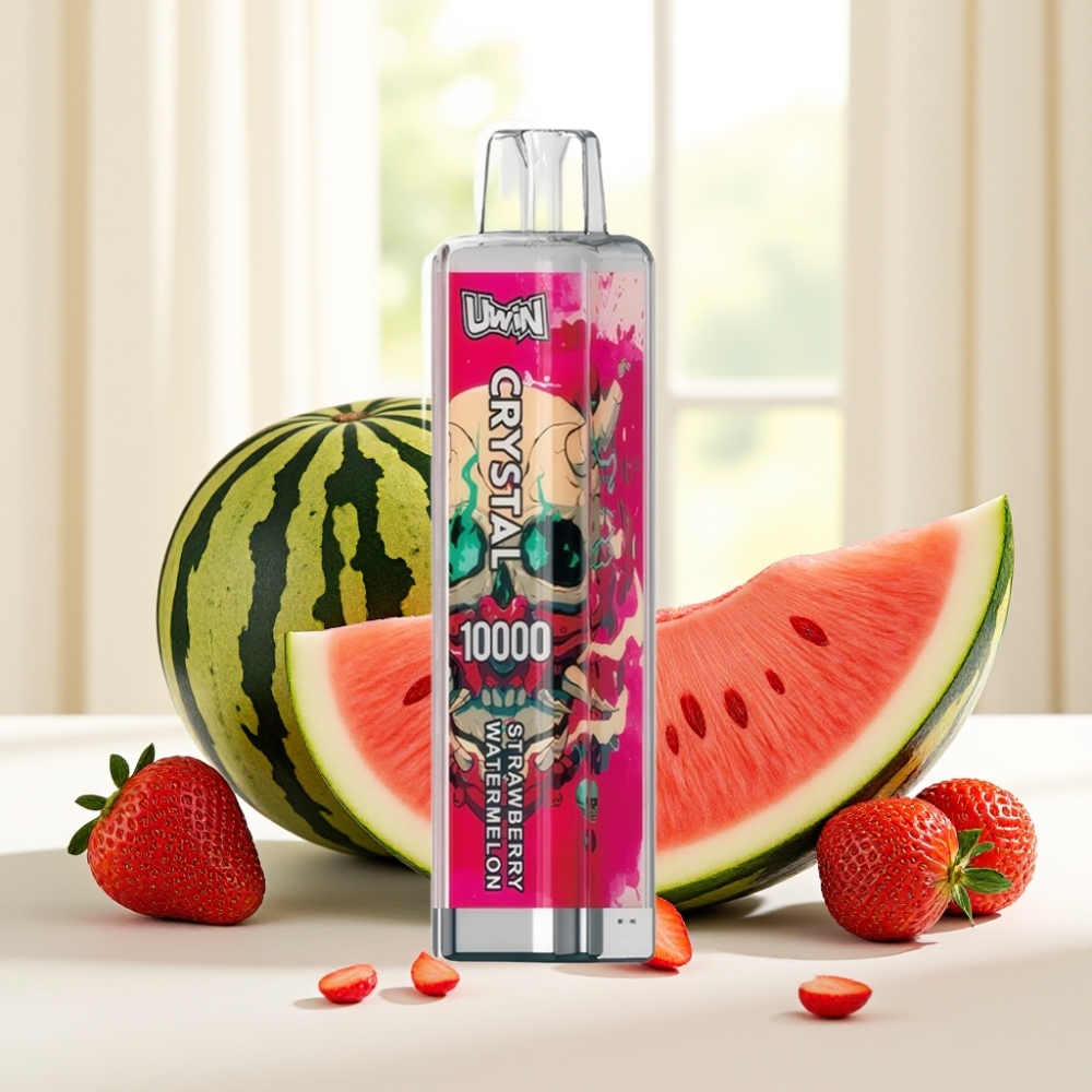 UWIN Crystal 10000 Puffs Полуниця Кавун 0%, 2%, 3%, 5% 18мл 650mAh Type-C