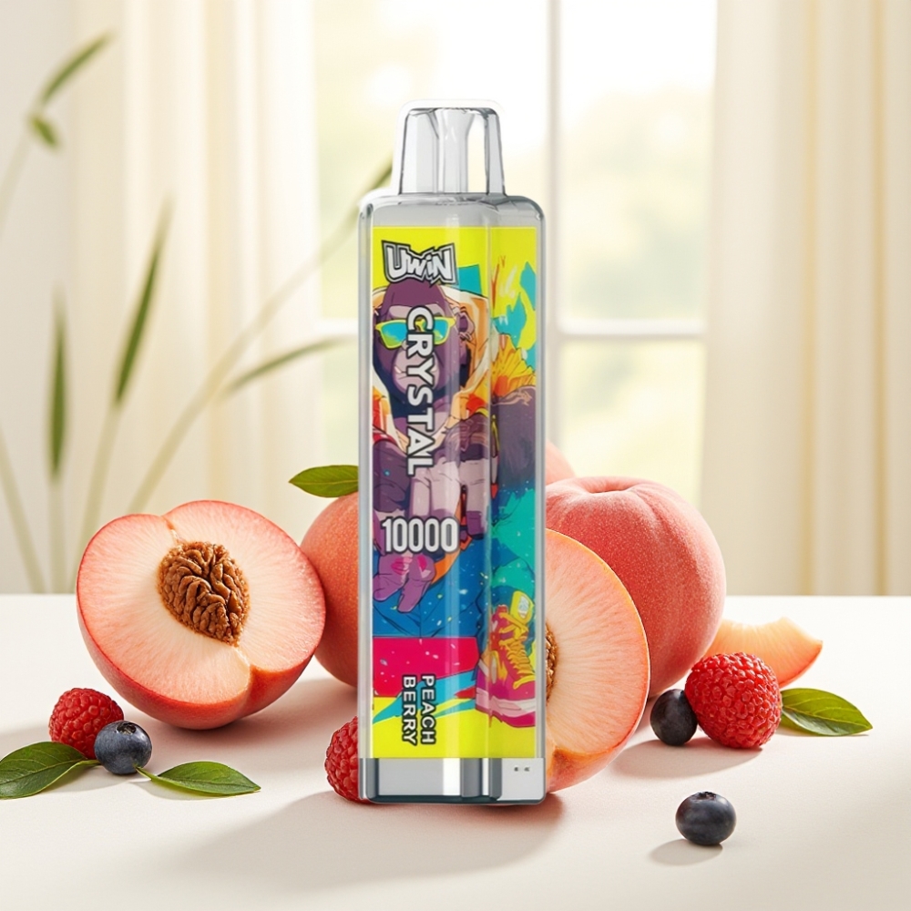 UWIN Crystal 10000 Puffs 18мл 650мAh Персик Ягода