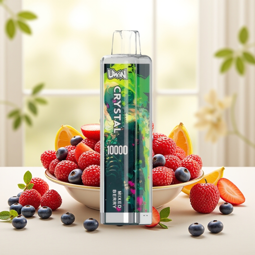 UWIN Crystal 10000 Puffs Змішаний Ягідний 18мл 650mAh Type-C 0.8Ω