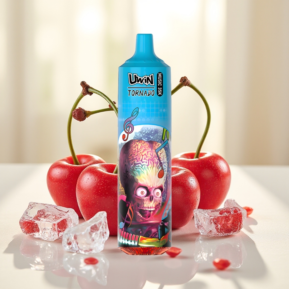 Uwin Tornado 35K Вишневий лід до 35000 затяжок акумулятор 600mAh Type-C