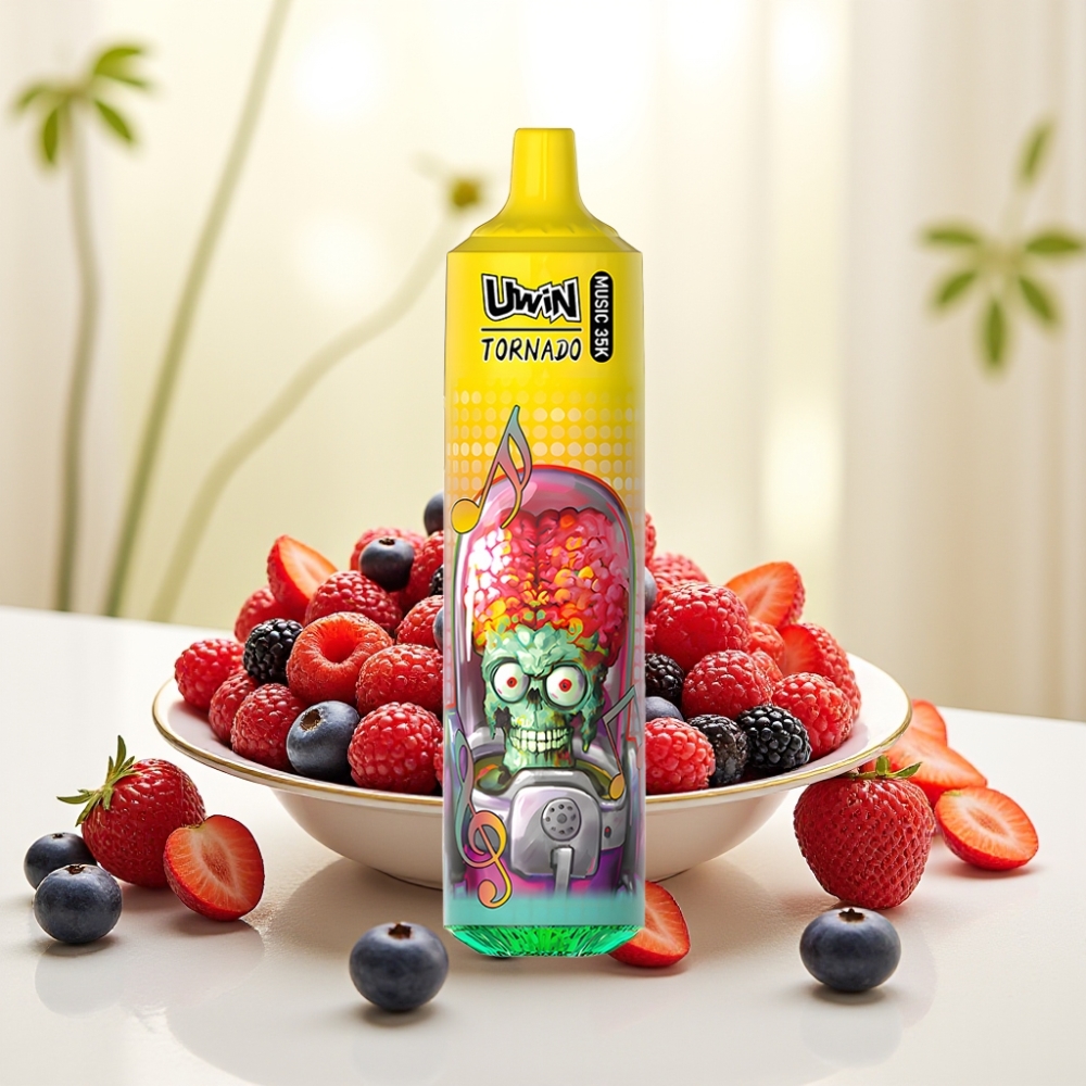Uwin Tornado 35K До 35 000 затяжів, 600mAh, Type-C, Mixed Berries (Змішані ягоди)