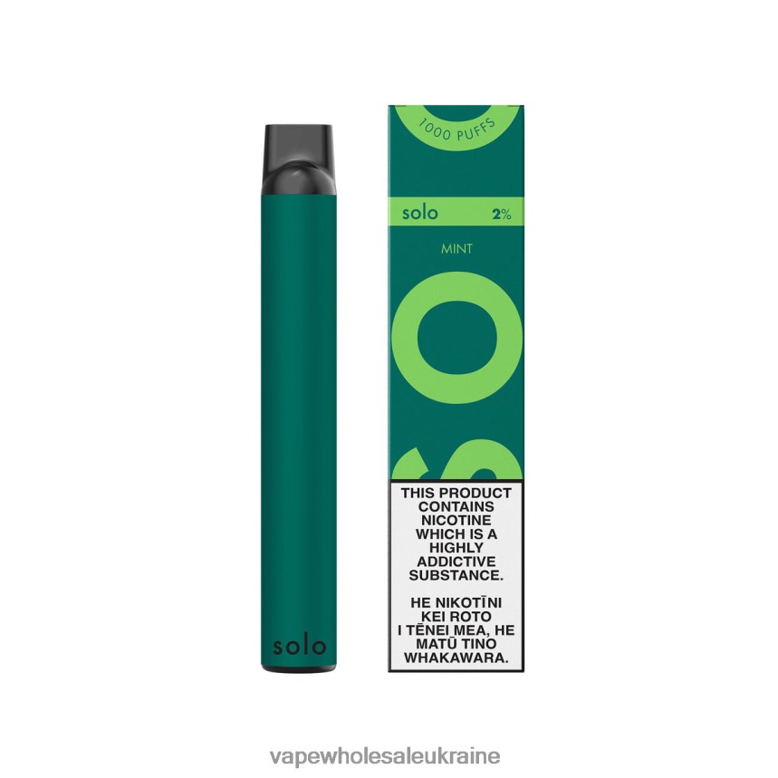 Vape Wholesale Ukraine - Solo одноразовий вейп м'ята 6244L81