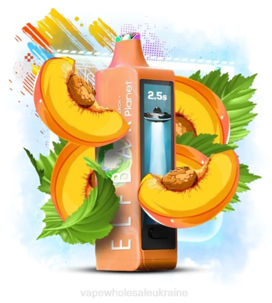 Вейп Оптом Купить - Elf Bar Planet 25000 персик BJBN24